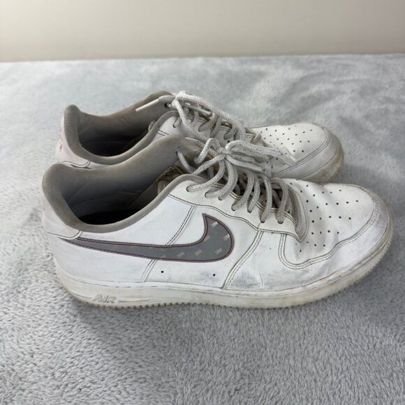 Nike Air Force 1 Low 3M Swoosh White Shoes Men Size 10 US - Picture 4 of 14